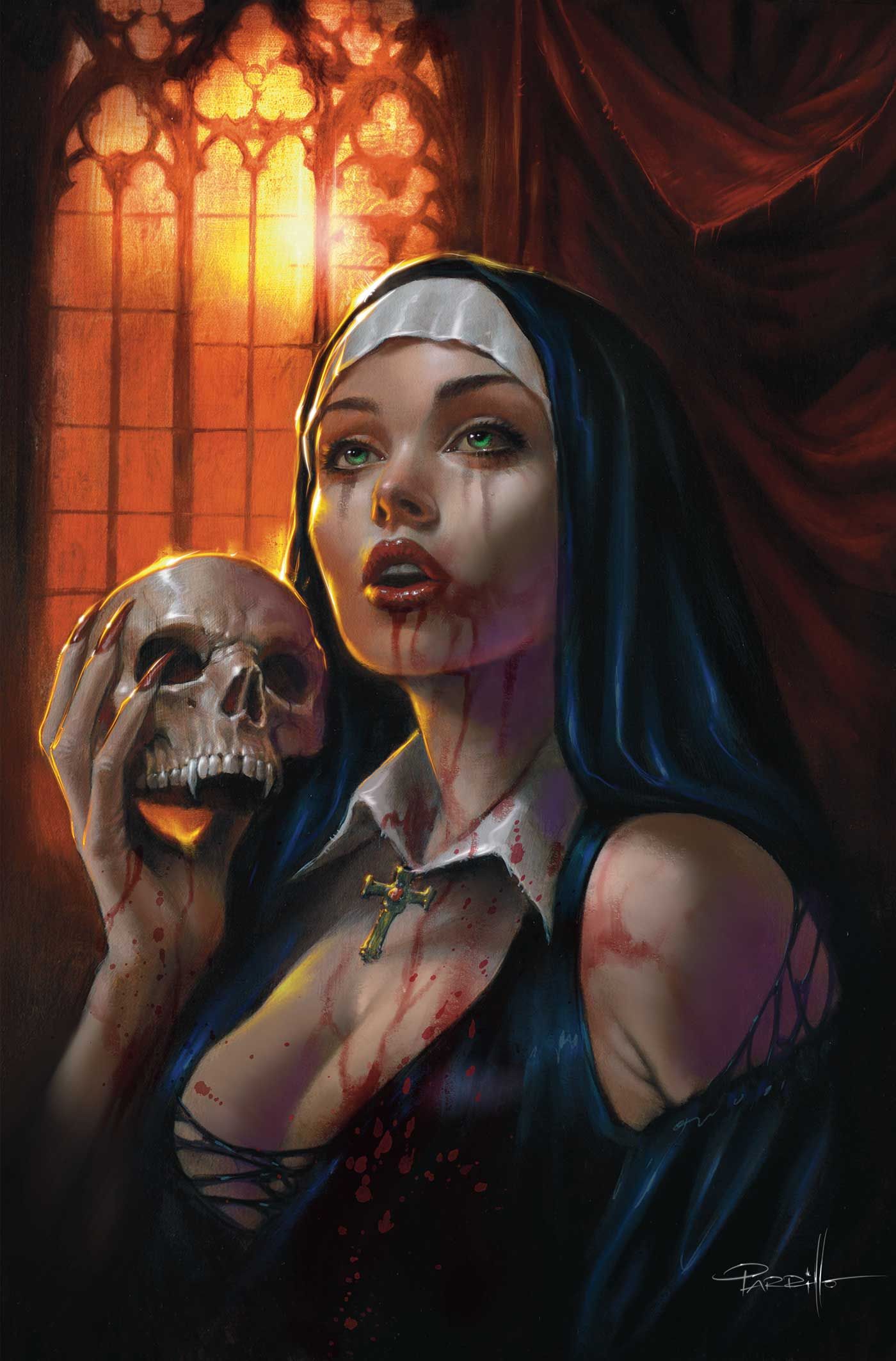 Vampirella #8 (Cvr M Inc 1:20 Lucio Parrillo Virgin Variant) Comic