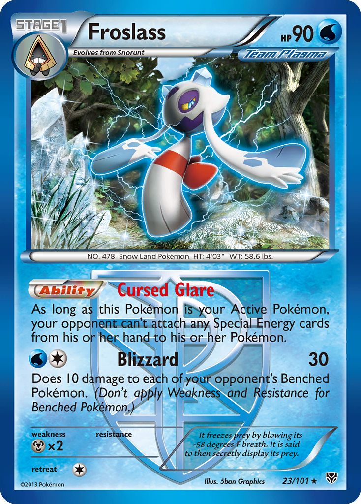 Froslass (23/101) - Plasma Blast Pokémon Card