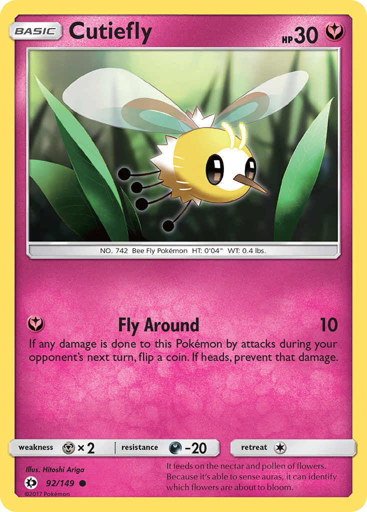 Ribombee Pokémon Card