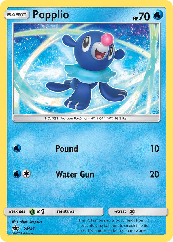 Popplio (SM24) - SM Black Star Promos