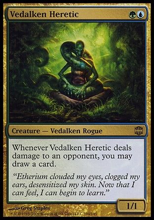 Vedalken Heretic (Alara Reborn) Trading Card