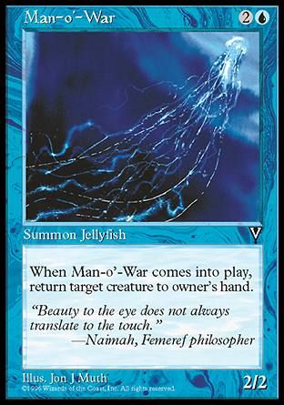 Man-o'-War (Visions) Trading Card