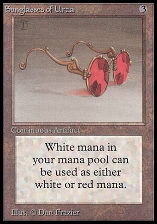 Sunglasses of Urza (Beta) Trading Card