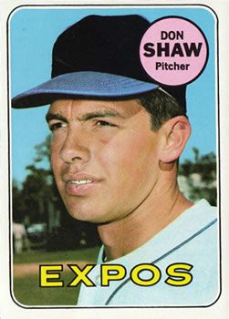 Don Shaw 1969 Topps #183 Sports Card