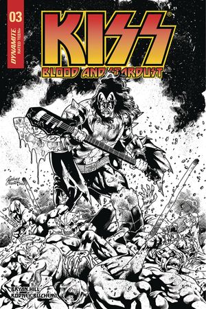 Kiss Blood Stardust #3 (10 Copy Buchemi B&w Cover)