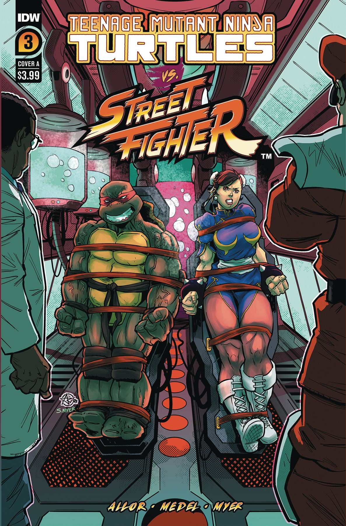Teenage Mutant Ninja Turtles vs. Street Fighter #3 Comic