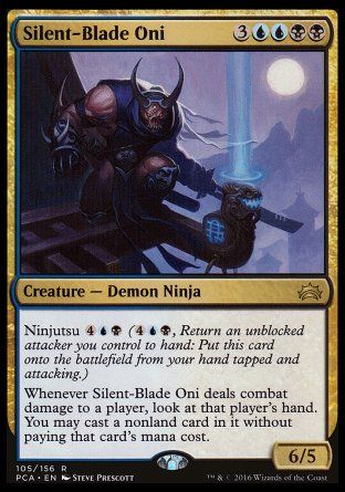 Silent-Blade Oni (Planechase Anthology decks) Trading Card