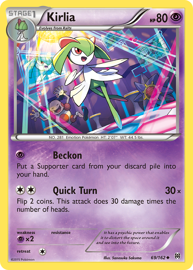 Kirlia (69/162) - BREAKthrough Pokémon Card