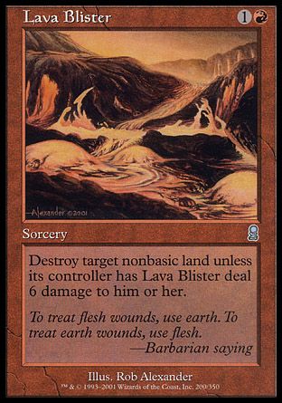 Lava Blister (Odyssey) Trading Card