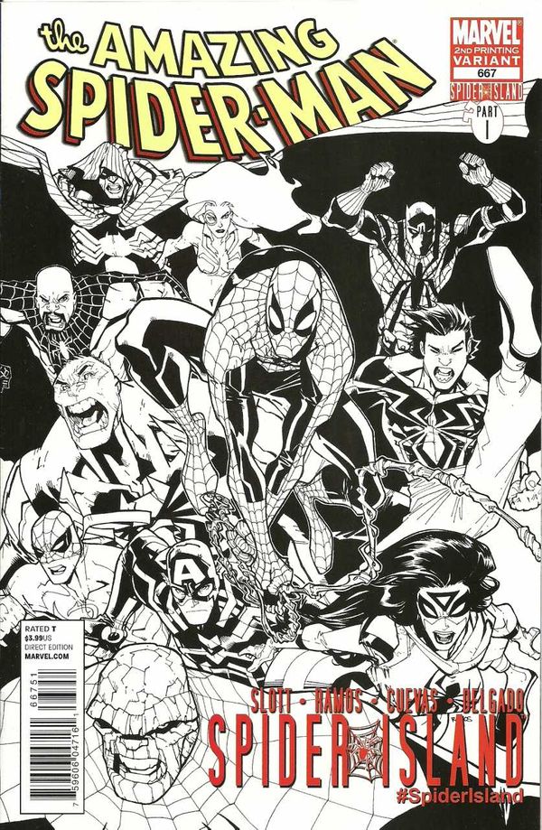 Amazing Spider-Man #667 (variant) (2nd Printing)