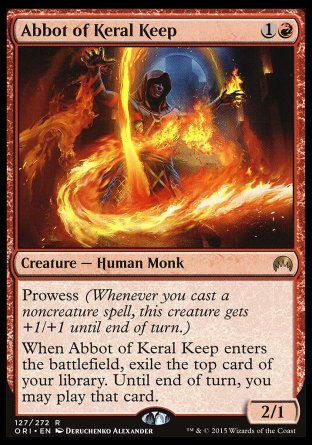 Abbot of Keral Keep (Magic Origins) Trading Card