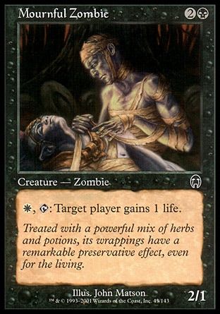 Mournful Zombie (Apocalypse) Trading Card