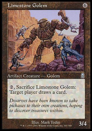 Limestone Golem (Odyssey) Trading Card