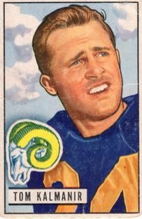 1951 Bowman Regular (Football) Card# 87 John Hoffman of the