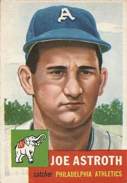 Joe Astroth 1953 Topps #103 Sports Card