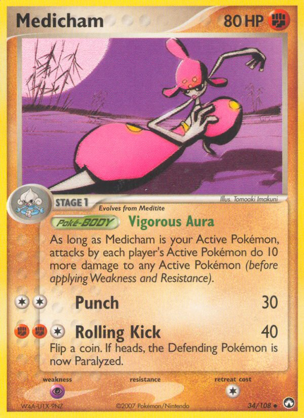 Medicham (34/108) - Power Keepers Pokémon Card