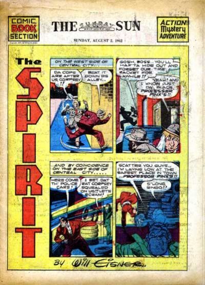 Spirit Section #8/2/1942 Comic