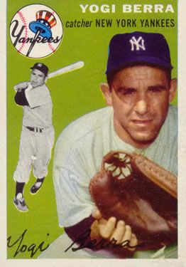 Yogi Berra 1954 Topps #50 Sports Card