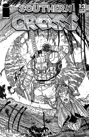 Southern Cross #13 (Walking Dead Tribute Black & White Variant)