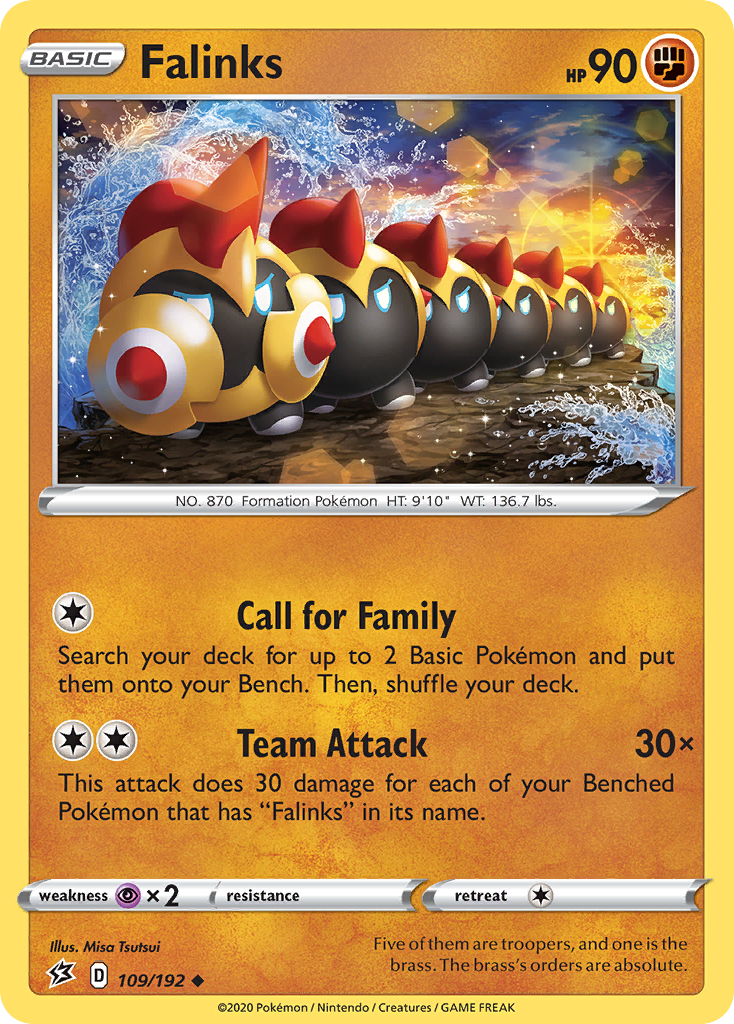 Falinks (109/192) - Rebel Clash Pokémon Card