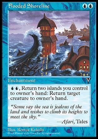 Flooded Shoreline (Visions) Trading Card