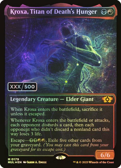 Kroxa, Titan of Death's Hunger (Multiverse Legends - Serialized) Trading Card