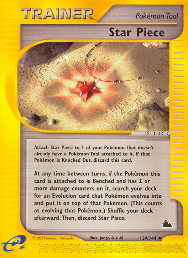 Star Piece (139/144) - Skyridge Pokémon Card