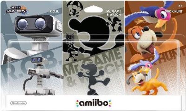 R.O.B., Duck Hunt, Game & Watch 3 Pack [Super Smash Bros. Series]