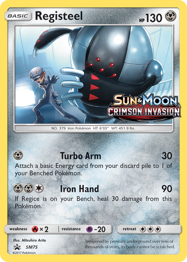 Registeel (SM75) - SM Black Star Promos Pokémon Card