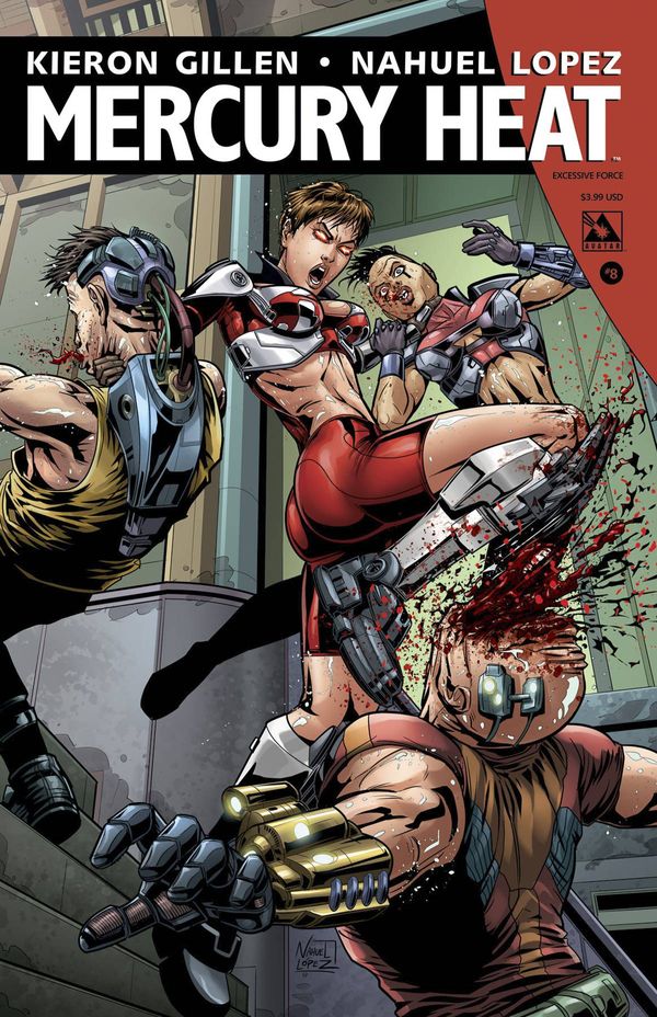 Mercury Heat #8 (Excessive Force Cover)