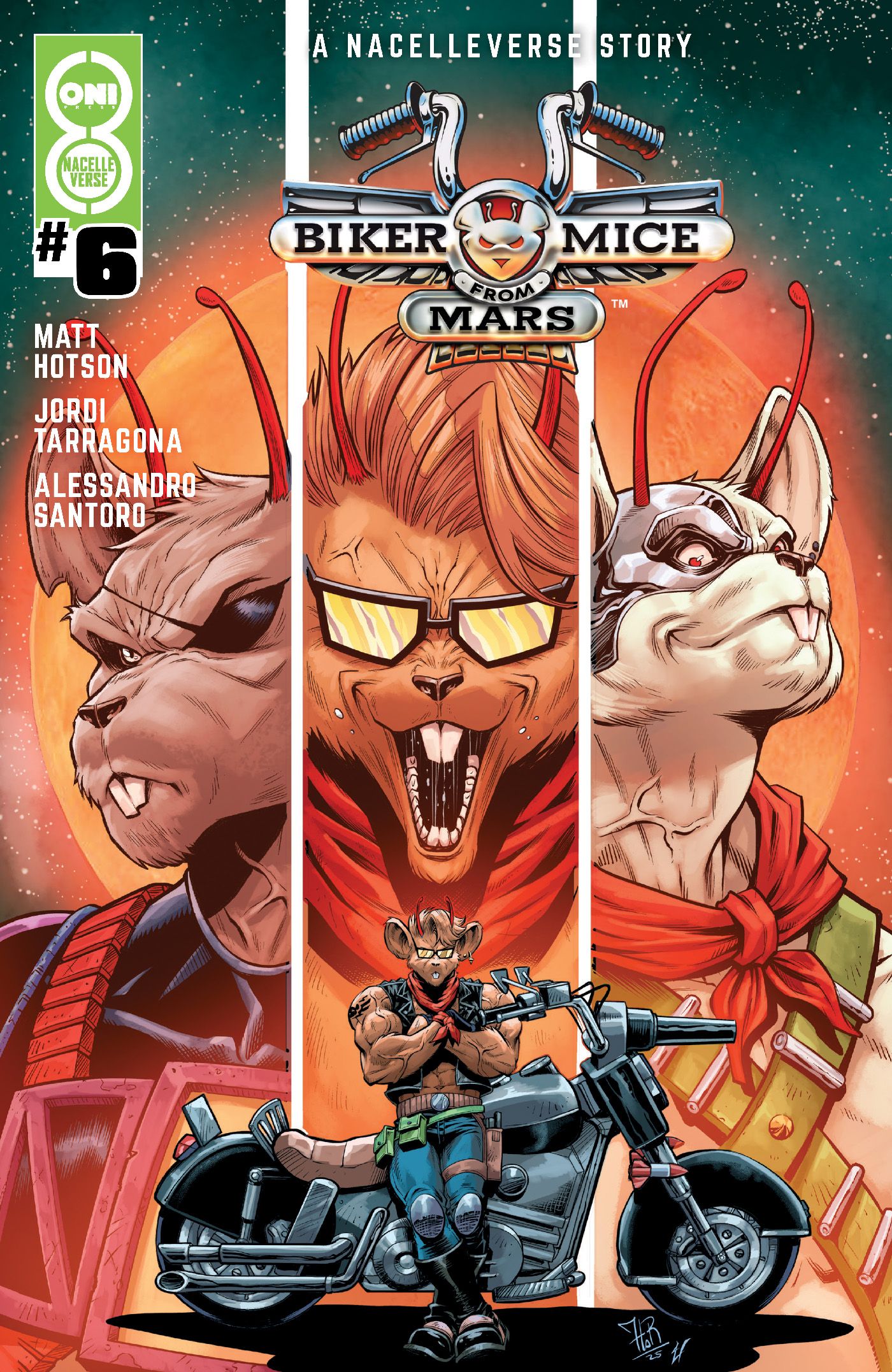 Biker Mice From Mars #6 (Cvr C Inc 1:10 Jordi Taragona Variant) Comic