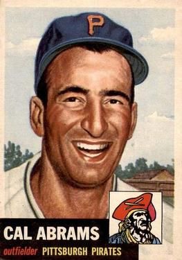 Cal Abrams 1953 Topps #98 Sports Card