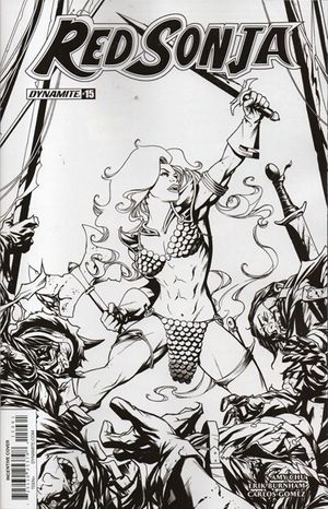 Red Sonja #15 (Cover F 10 Copy Mckone B&w Vir)