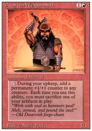 Dwarven Weaponsmith (Revised Edition) Trading Card