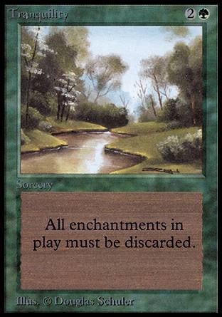 Tranquility (Alpha) Trading Card