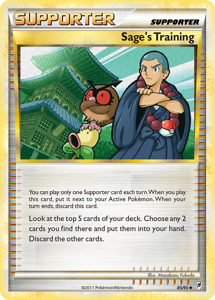 Sage's Training (Trainer: Supporter) (85/95) - Call of Legends Pokémon Card