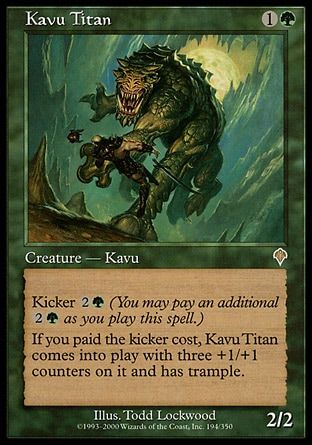 Kavu Titan (Invasion) Trading Card