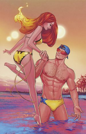 Marvel Swimsuit Special: Friends, Foes & Rivals #1 (Russell Dauterman Virgin Variant)