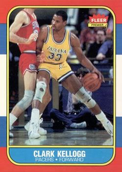 Clark Kellogg 1986 Fleer #58 Sports Card