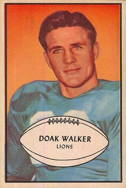 Doak Walker 1953 Bowman #6 Sports Card
