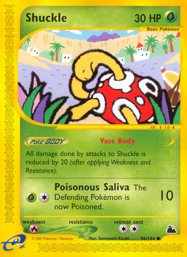 Shuckle (96/144) - Skyridge Pokémon Card