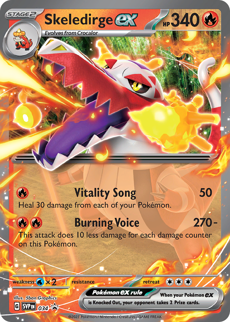 Crocalor Pokémon Card