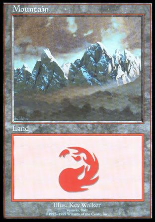 Mountain (Euro Lands) Trading Card