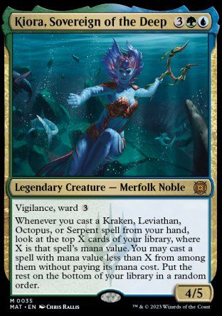 Kiora, Sovereign of the Deep (March of the Machine: The Aftermath) Trading Card