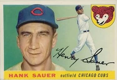 Hank Sauer 1955 Topps #45 Sports Card