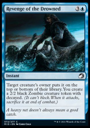 Revenge of the Drowned (Innistrad: Midnight Hunt) Trading Card