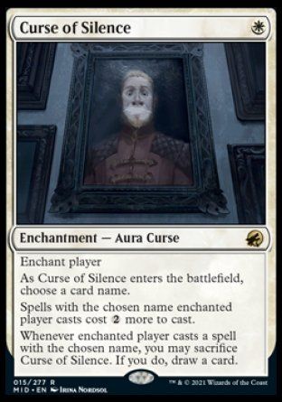 Curse of Silence (Innistrad: Midnight Hunt) Trading Card