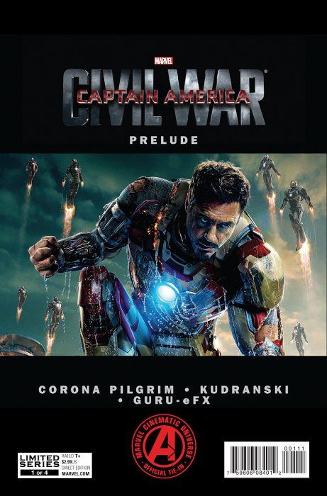 Captain America: Civil War Prelude #1 Comic