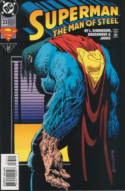 Superman Aug 1994, DC The Man of Steel #36