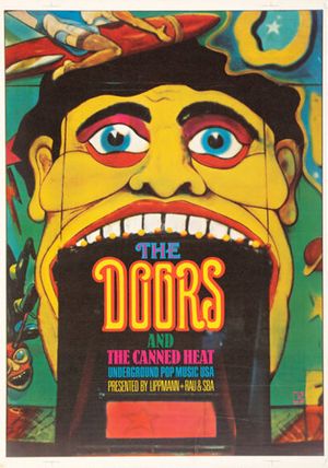The Doors German Blank Tour Poster 1968